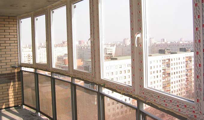 Утепление балкона при помощи пластиковых окон